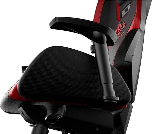 E-Blue Gaming Chair Auroza X1 LED Μαύρη-Κόκκινη + Gaming Σετ Polygon (Πληκτρολόγιο, Ποντίκι, Mousepad)