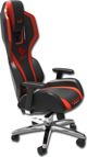E-Blue Gaming Chair Auroza X1 LED Μαύρη-Κόκκινη + Gaming Σετ Polygon (Πληκτρολόγιο, Ποντίκι, Mousepad)