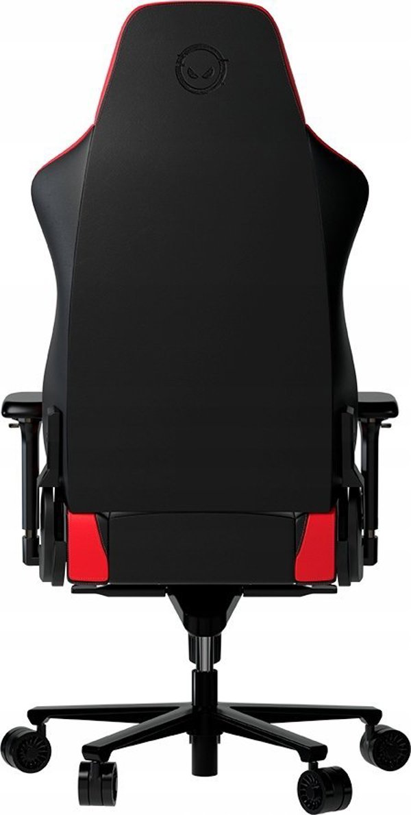 Fotel Lorgar LORGAR Base 311, Gaming chair, PU eco-leather, 1.8 mm metal frame, multiblock mechanism, 4D armrests, 5 Star aluminium base, Class-4 gas lift, 75mm PU casters, Black + red