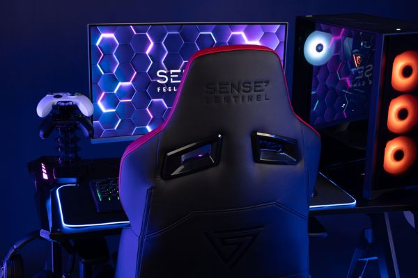 Πολυθρόνα SENSE7 Sentinel μαύρο-μπλε