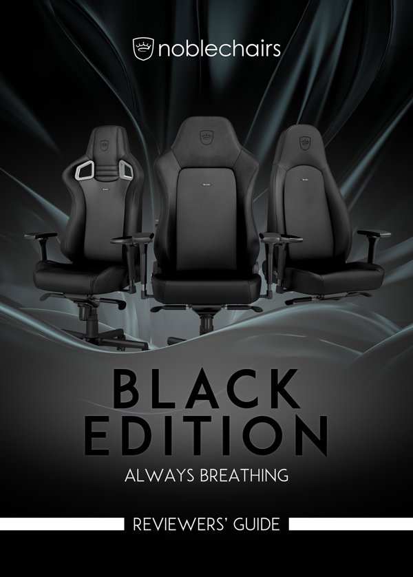 Noblechairs EPIC Gaming Πολυθρόνα - Black Edition (GAGC-165)