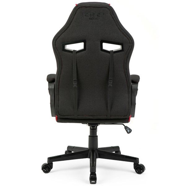 Πολυθρόνα SENSE7 Knight υφασμάτινη μαύρο-κόκκινο