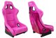 Fotel sportowy SLIDE KS2 Premium Pink Welur Bright Pink Glitter