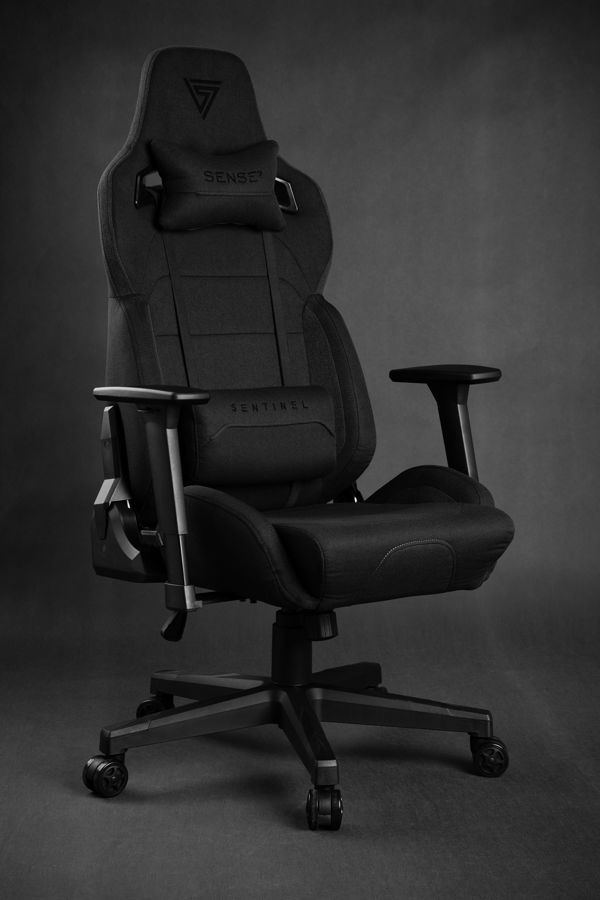 SENSE7 Sentinel Πολυθρόνα Gaming Υφασμάτινη - Μαύρη