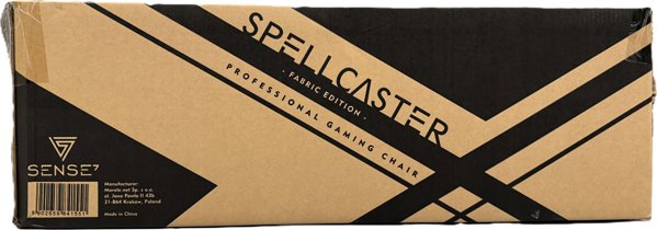 SENSE7 Spellcaster Gaming Πολυθρόνα Υφασμάτινη Μαύρο-Γκρι