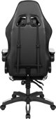 Kruger&Matz Warrior GX-150 Gaming Πολυθρόνα με Επένδυση από Οικολογικό Δέρμα, Μαύρο-Λευκό (KM0790-BW)