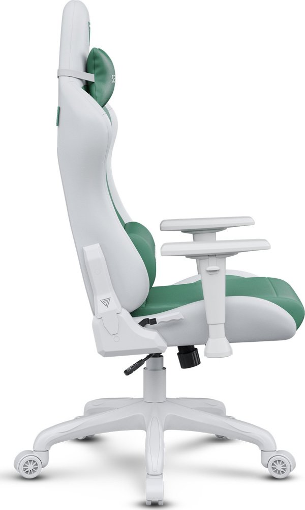 Καρέκλα SENSE7 Spellcaster FUKU PU λευκό-πράσινο