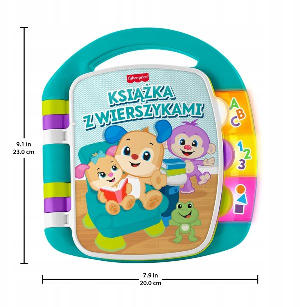 FP LL KSIAZECZKA Z WIERSZYKAMI TURKUS JMM57 WB5