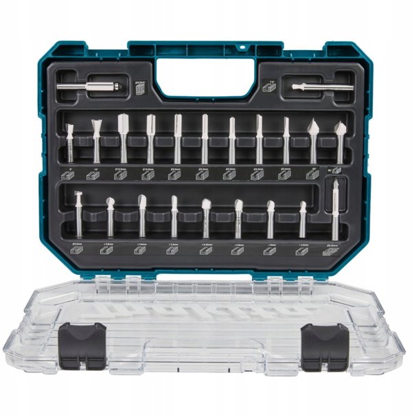 Frezarka Makita 22-piece milling cutter set MAKITA D-74784