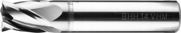 Φρέζα Καρβιδίου Fanar Baildon DIN 6527 K FWP4K, 14 mm, VHM TiAlN, 4 Ελικοφόρων Κοπτικών, 75 mm Μήκος