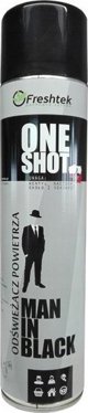 Freshtek One Shot Αποσμητικό Χώρου Man In Black, Εντονης Δράσης, 600ml