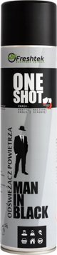 Freshtek One Shot Αποσμητικό Χώρου Man In Black, Εντονης Δράσης, 600ml
