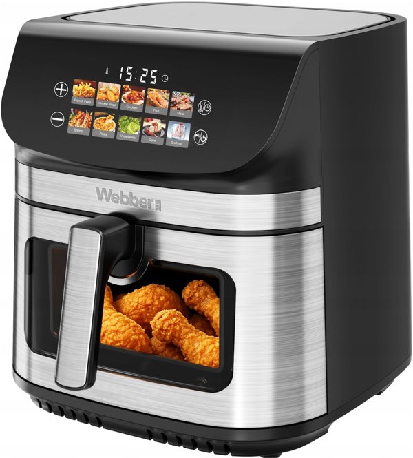 Φριτέζα Αέρος Air Fryer 8,8L Αντικολλητική Webber 10 P 2200W