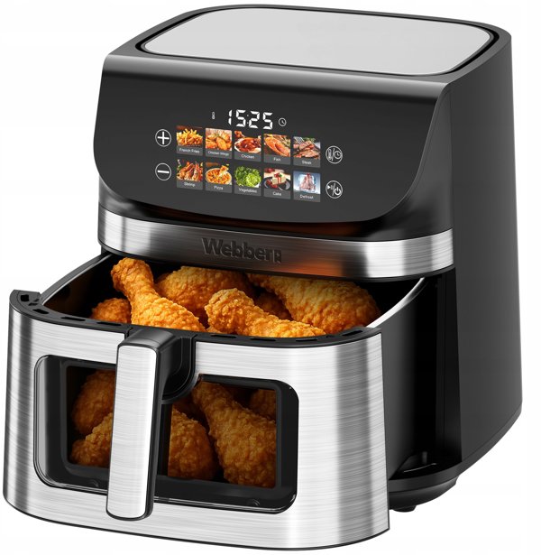 Φριτέζα Αέρος Air Fryer 8,8L Αντικολλητική Webber 10 P 2200W