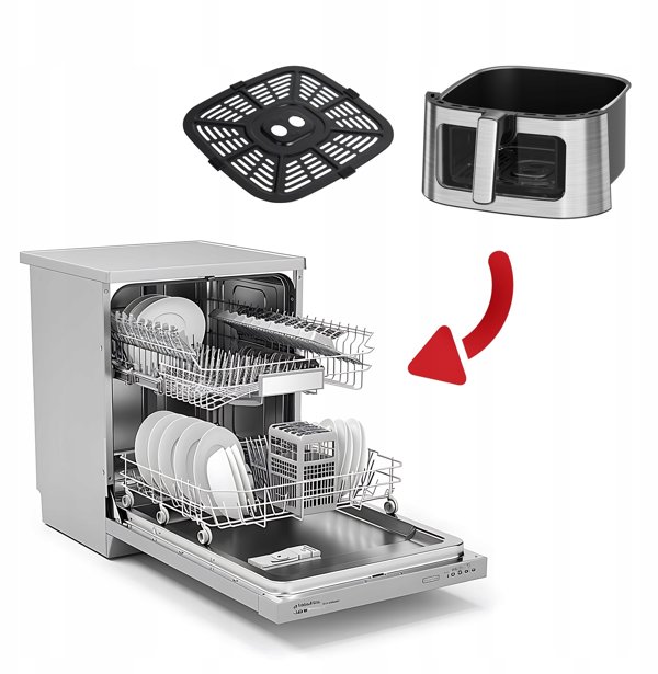 Φριτέζα Αέρος Air Fryer 8,8L Αντικολλητική Webber 10 P 2200W