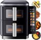 Φριτέζα διπλή κατακόρυφη χωρίς λάδι Air Fryer 2800W 11L XXL Webber