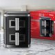 Φριτέζα διπλή κατακόρυφη χωρίς λάδι Air Fryer 2800W 11L XXL Webber