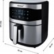 Steba HF 8000 Family Φριτέζα Αέρος Χωρίς Λιπαρά, Ανοξείδωτο Ατσάλι/Μαύρο