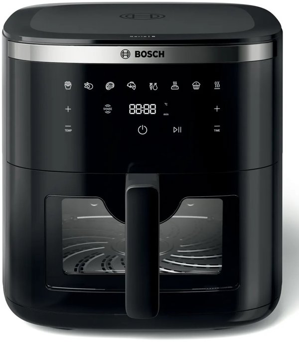 Φριτέζα Αερόθερμη Bosch MAFS2671B Air Fryer 1800W, Χωρητικότητα 7.2L, Μαύρη