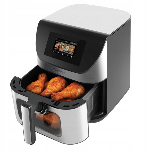 Webber Φριτέζα Αέρος Air Fryer 8L WiFi 2200W με Αντικολλητική Επίστρωση