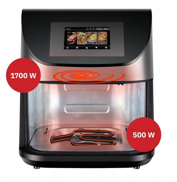 Φριτέζα χωρίς λάδι Air Fryer 8L WiFi 2200W με μη κολλητική επιφάνεια