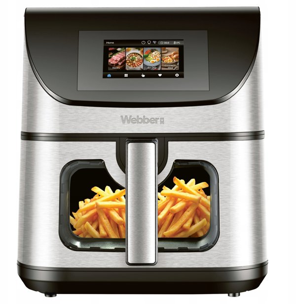 Webber Φριτέζα Αέρος Air Fryer 8L WiFi 2200W με Αντικολλητική Επίστρωση