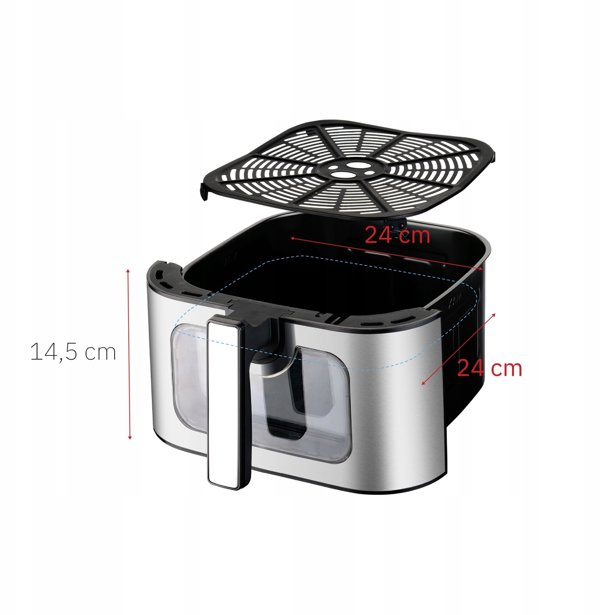 Φριτέζα χωρίς λάδι Air Fryer 8L WiFi 2200W με μη κολλητική επιφάνεια