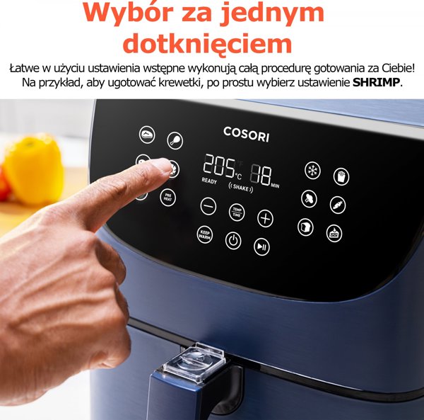 Φριτέζα Αέρος Cosori Premium CP158-AF-RXL, 5.5lt, 11 Προγράμματα, Μαύρη