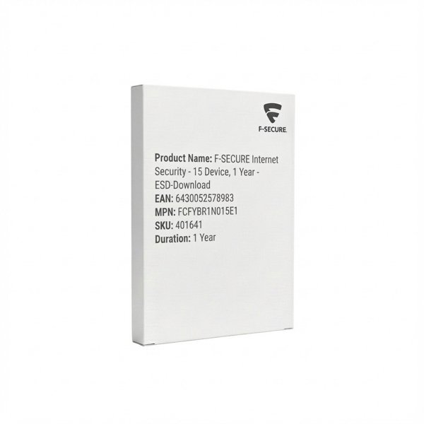F-SECURE ESD Internet Security 1 Year 15 Device