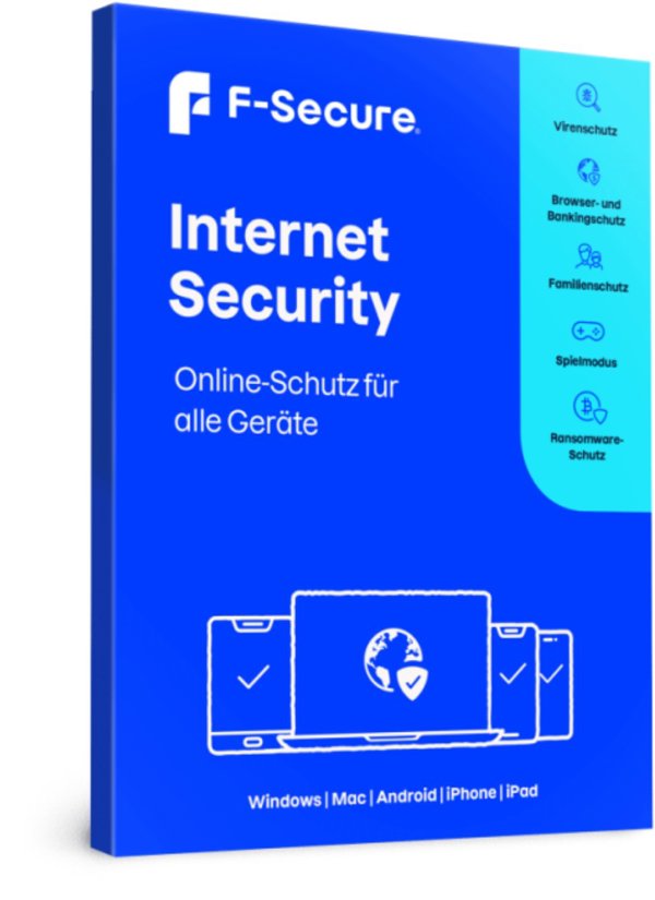 F-SECURE ESD Internet Security 1 Year 20 Device