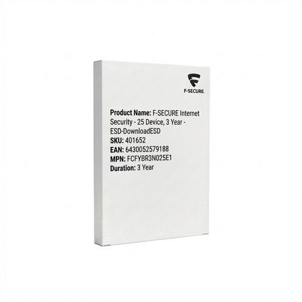 F-SECURE Internet Security - 25 Device, 3 Year - ESD-DownloadESD