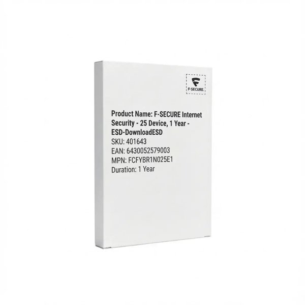 F-SECURE Internet Security - 25 Device, 1 Year - ESD-DownloadESD