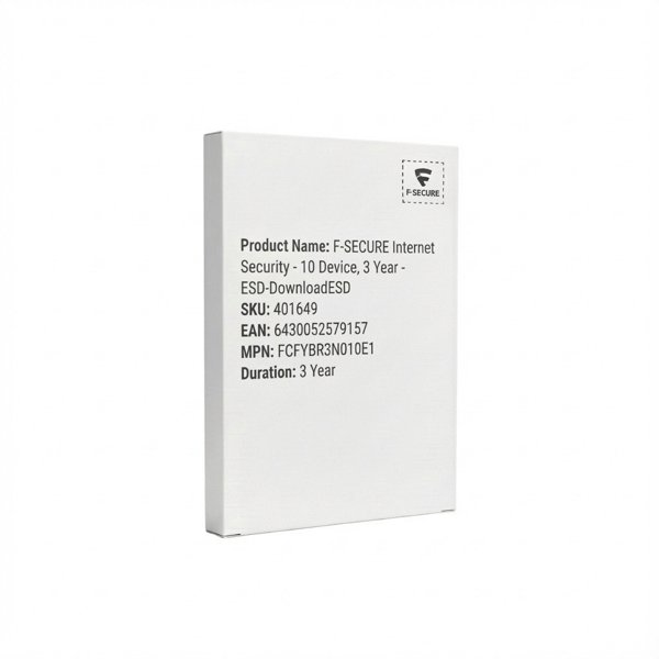 F-SECURE Internet Security - 10 Device, 3 Year - ESD-DownloadESD