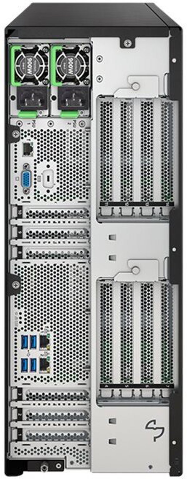 FUJITSU PRIMERGY TX2550 M7 Intel Xeon Silver 4510 RAM 32GB FF 8xSFF PSU 2x900W low noise TPM iRMC eLCM