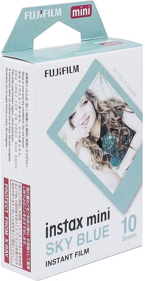 Φωτογραφικές Πλάκες Fujifilm Instax MINI Sky Blue Frame 10τμχ.