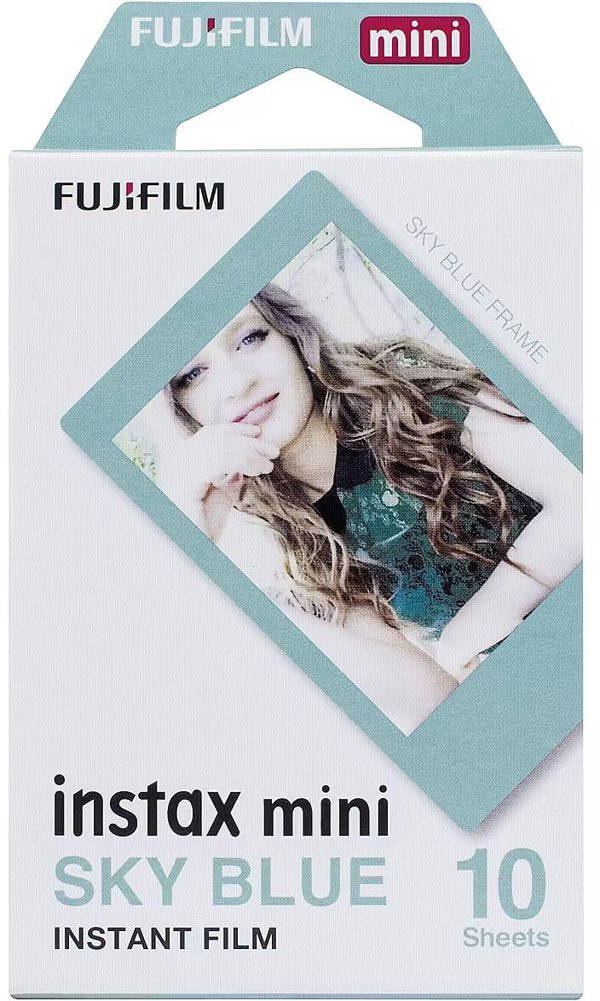 Φωτογραφικές Πλάκες Fujifilm Instax MINI Sky Blue Frame 10τμχ.