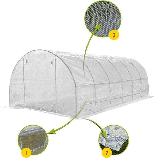 Funfit Szklarnia 600 cm x 300 cm x 200 cm
