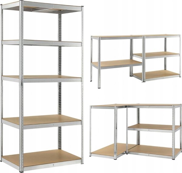 Funfit ΜΕΤΑΛΛΙΚΟ ΡΑΦΙ ΑΠΟΘΗΚΕΥΣΗΣ 180x90x40CM ΙΣΧΥΡΟ 1000KG