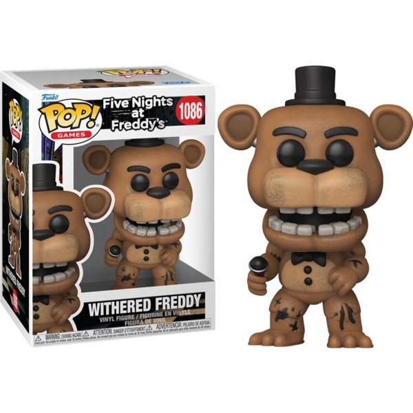 FUNKO POP! Vinilinė figūrėlė: Five Nights at Freddy´s - Withered Freddy, 10 cm