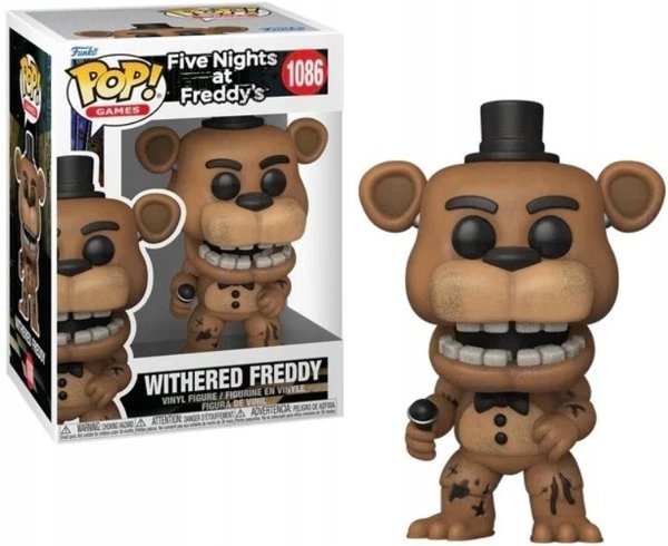 FUNKO POP! Vinilinė figūrėlė: Five Nights at Freddy´s - Withered Freddy, 10 cm