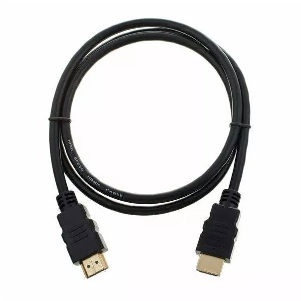 Fusion HDMI - HDMI Kabelis 19pin 2160p Ultra HD 3m Melns