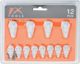FX Tools Γάντζος Τοίχου Τύπου Szpilkowy για Σκυρόδεμα και Ξύλο – Σετ 12 Τεμαχίων