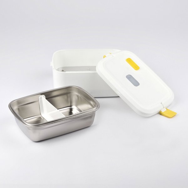 G3Ferrari G10166 Ηλεκτρικό Φορητό Lunch Box 48W, με Ανοξείδωτο Δοχείο 800cc, Θερμαινόμενο