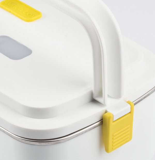 G3Ferrari G10166 Ηλεκτρικό Φορητό Lunch Box 48W, με Ανοξείδωτο Δοχείο 800cc, Θερμαινόμενο
