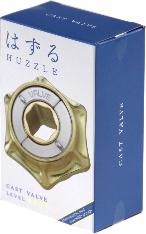 Huzzle Cast Valve Μεταλλικός Γρίφος Λογικής - Επίπεδο Δυσκολίας 4/6