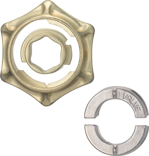 Huzzle Cast Valve Μεταλλικός Γρίφος Λογικής - Επίπεδο Δυσκολίας 4/6