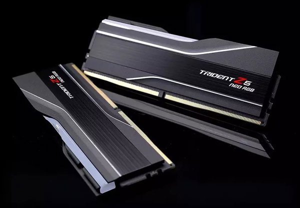 G.SKILL TRIDENT NEO AMD RGB DDR5 4X64GB 6000MHZ CL32 BLACK F5-6000J3244G64GX4-TZ5NR