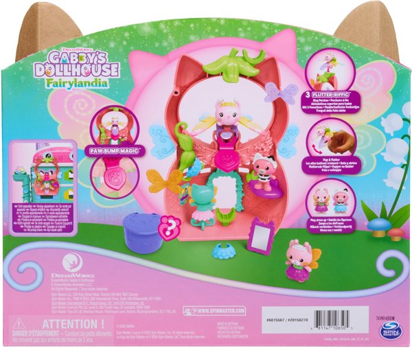 Gabby's Dollhouse Flutter-riffic Fairy Playset