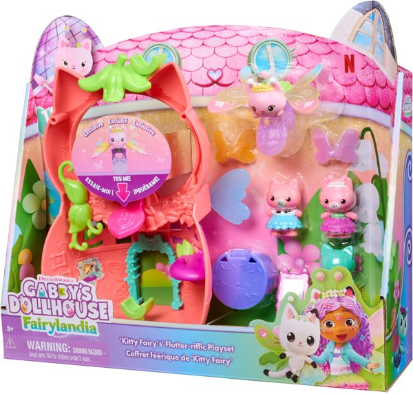 Gabby's Dollhouse Flutter-riffic Fairy Playset