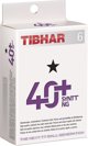 Galda tenisa bumbinas TIBHAR 40+ SYNTT *  baltas 6gb.iep.